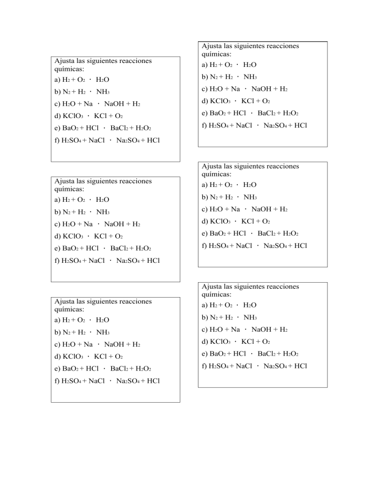 EJERCICIOS DE QUIMICA RESUELTO