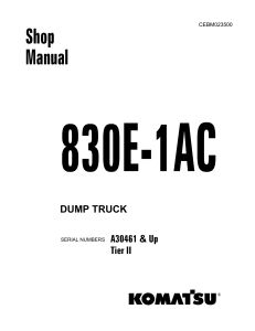 maual 830E1-AC A30461