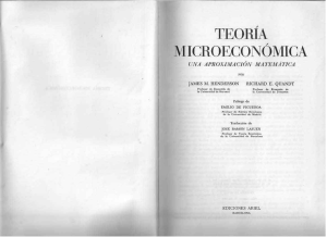 Teoría Microeconómica - Henderson & Quandt