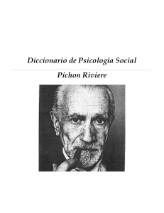 Diccionario en psicología social