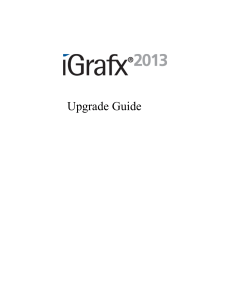 iGrafx 2013 Upgrade Guide
