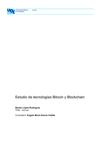 estudio tecnologia bitcoin blockchain 2018