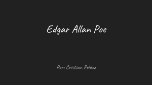 Breve exposción de Edgar Allan Poe