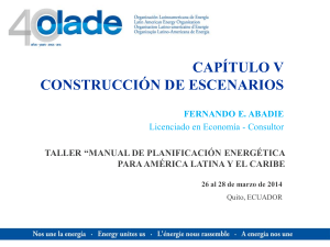 Manual de Planificación energética para América Latina y El Caribe - Construccion de Escenarios