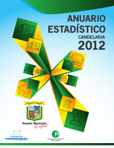 1. Anuario Estadistico Candelaria2012