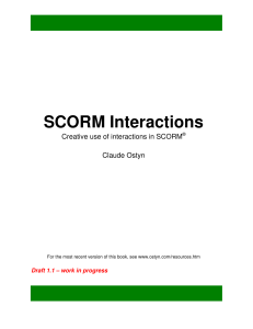 SCORM Interactions