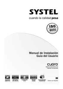 CUORA SYSTEL Manual Español