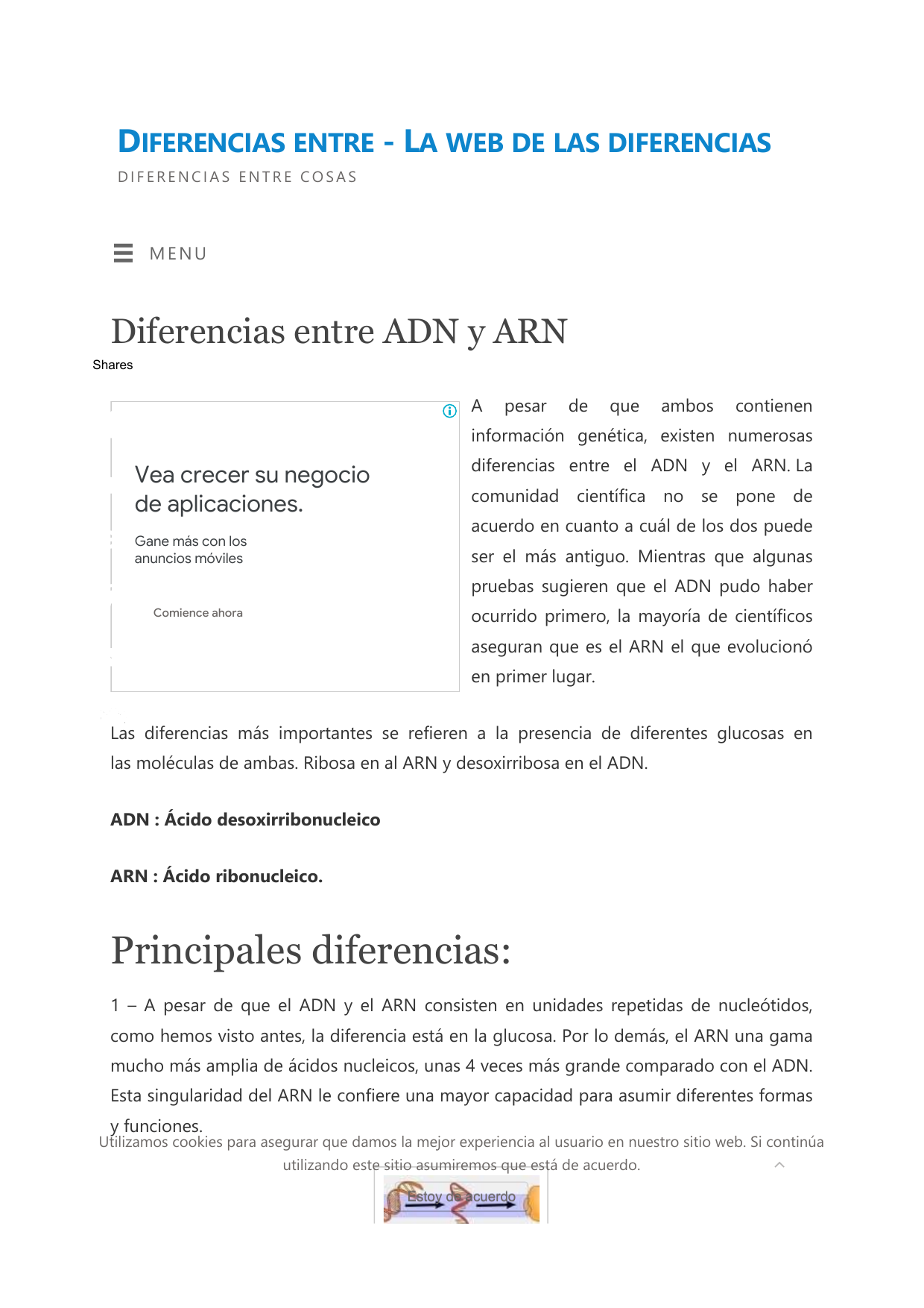 virus de adn y arn