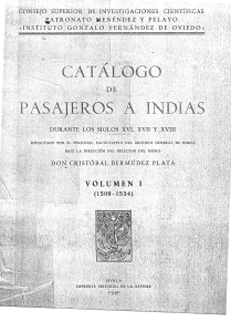 Catalogo de Pasajeros a Indias 1509-1534