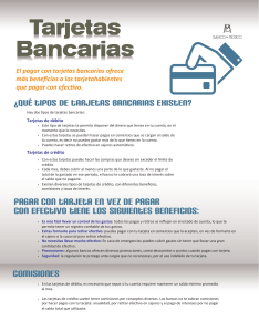 Tarjetas Bancarias