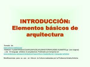 Introducción a la Arquitectura: Elementos Básicos