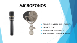microfonos de audio y sonido