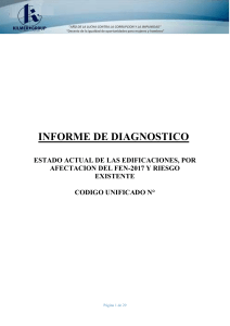 11. INFORME TÉCNICO DE DIAGNÓSTICO (PRESENTACION)