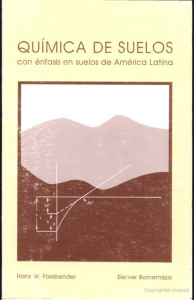 Hans W. Fassbender, Elemer Bornemisza-Química de suelos con énfasis en suelos de América Latina  -IICA (1987)