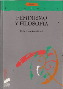 Feminismo y filosofía