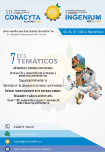 PROGRAMA DE ACTIVIDADES DEL CONACYTA E INGENIUM - 2019