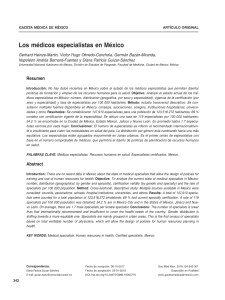 Médicos Especialistas En México