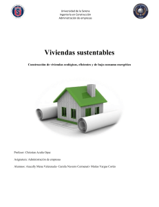 Viviendas sustentables