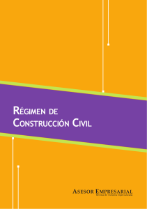 REGIMEN DE CONSTRUCCION CIVIL