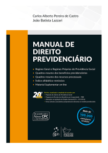 Direito Previdenciário - Manual de Direito Previdenciário - Lazzari - 2017 - 929p