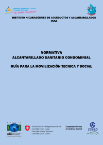 Alcantarillado Sanitario Condominial: Guía Para La Movilización Técnica y Social