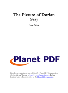 The Picture of Dorian Gray NT