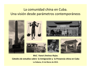 La comunidad china en Cuba