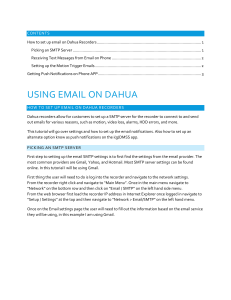 Email-Push Dahua