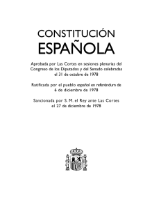 ConstituciÓN ESPAÑOLA