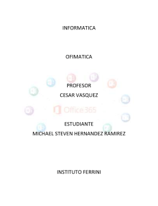 Ofim&aacute;tica: Introducci&oacute;n a los Programas de Oficina