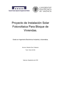proyecto solar