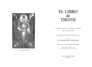 Aleister Crowley El Libro de Thoth