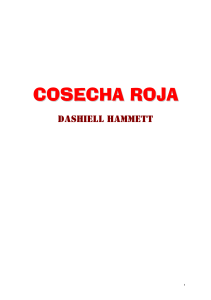 Hammett, Dashiell - Cosecha Roja