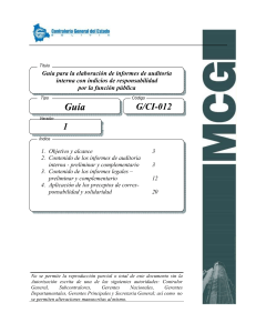 5-1 GCI-012 (2005)  (Abrogado) Guia para la elaboración de Inf de Aud Int Con Ind de Resp por la FP