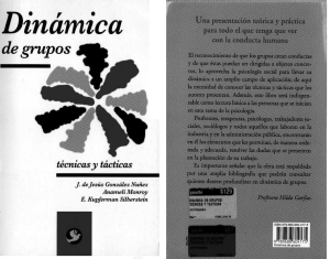 Dinamica de grupos tecnicas y tacticas-Gonzalez-1999