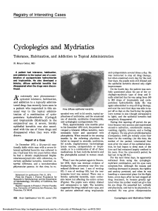 Cycloplegics and mydriatics