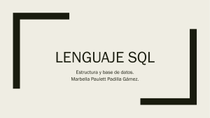 T4 – Lenguaje SQL