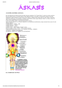 Anatomía Esotérica Humana  -Askasis