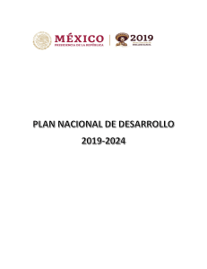 Plan Nacional de Desarrollo 2019-2024 México