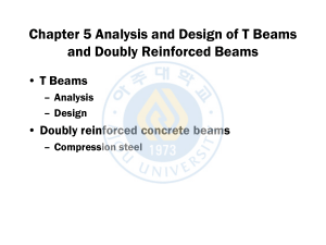 t beam design