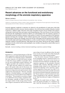 2016 Lambertz Recent advances on the funtional and evolutionary morphology of the amniote respiratory apparatus (1)