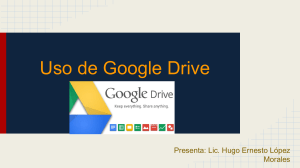 Uso del Google Drive