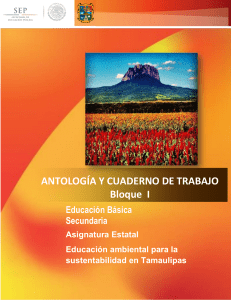 ANTOLOGÍA Educacion Ambiental Tamaulipas