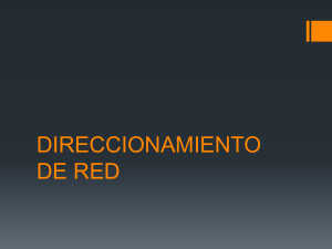 DIRECCIONAMIENTO DE RED (1)