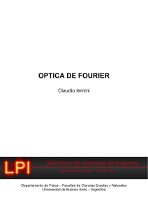 Optica de Fourier S