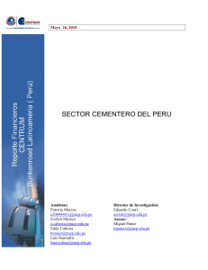 BRLA Peruvian Cement Industry (201002 Spanish)