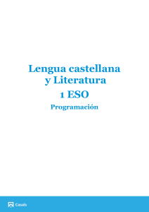 EDITORIAL CASALS. Lengua castellana y Literatura 1 ESO · Canarias · 2019
