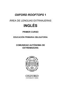 Oxford Rooftops 1. Programación LOMCE. Castellano. Extremadura.