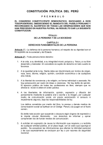 constitución Política del Perú