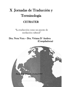 Actas X Jornadas de Traducción y Terminología (2016)